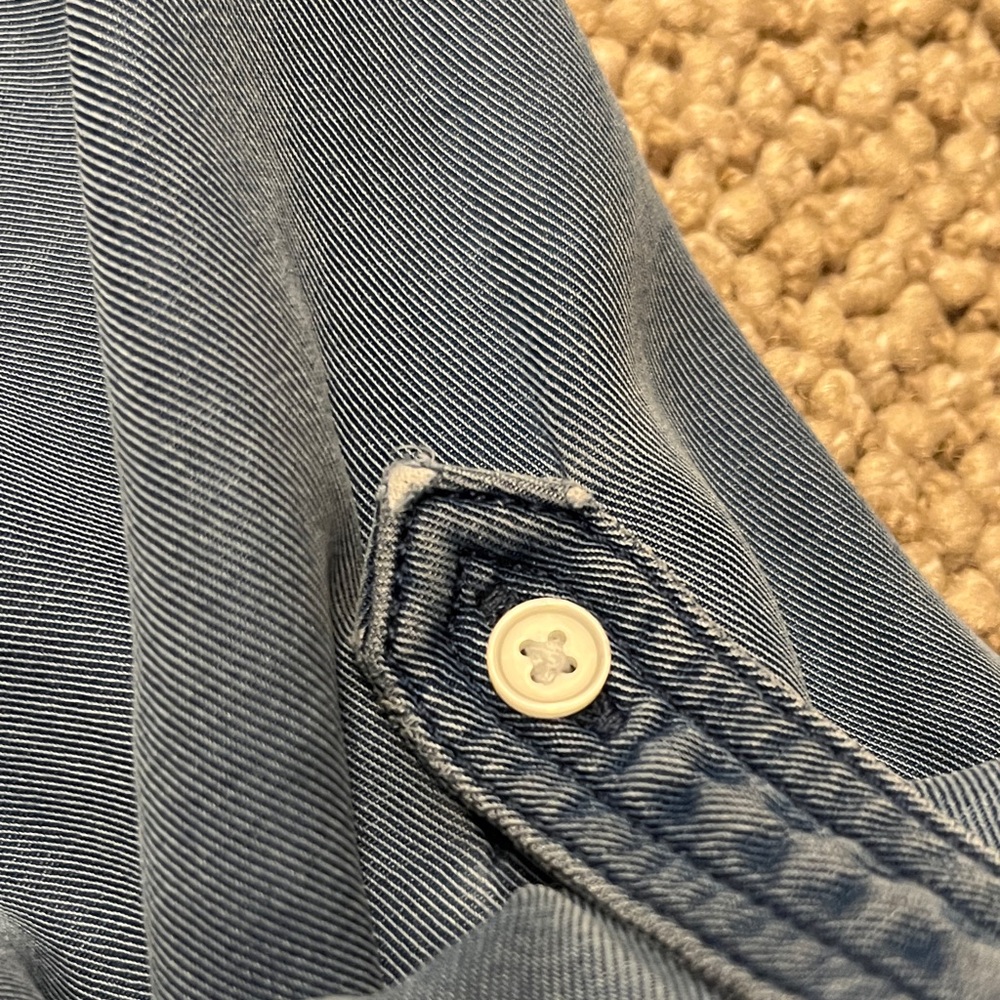 Banana Republic Blue Button-Down Shirt - Picture 8 of 16